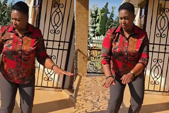 Former CS Aisha Jumwa hops on 'Anguka Nayo' challenge days after Ruto fired her
