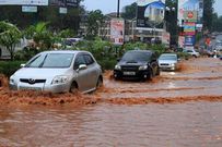File image of Nairobi streets during a past rainy season