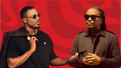 Alikiba (left) and Nyashinski
