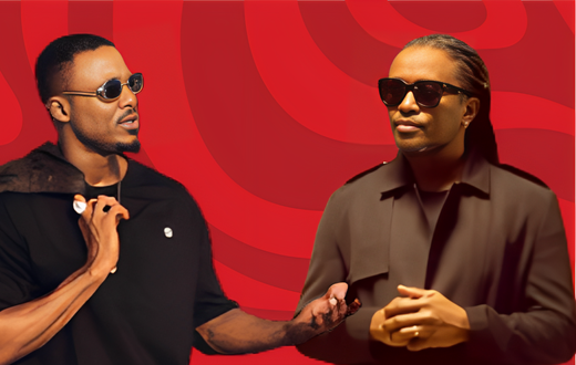 Alikiba (left) and Nyashinski