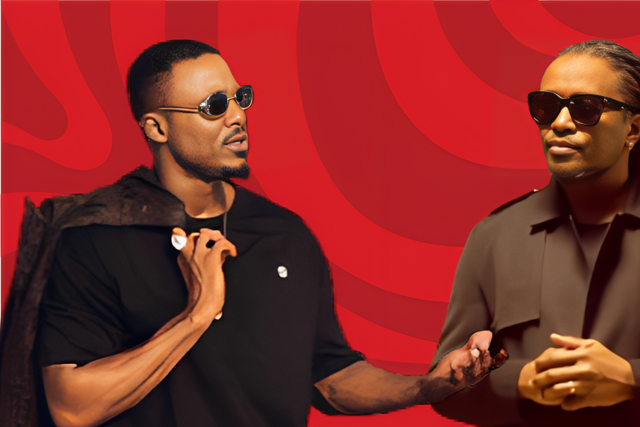 Alikiba (left) and Nyashinski