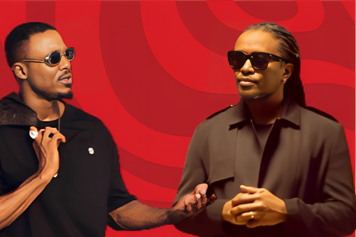 Alikiba (left) and Nyashinski