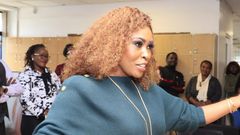 Caroline Mutoko during her farewell ceremony at Radio Africa offices on August 3, 2023
