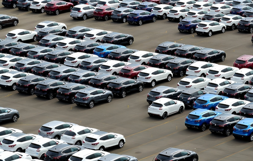Many new cars