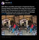 Babu Owino takes wife, mother back to the humble Nyalenda home he grew up in