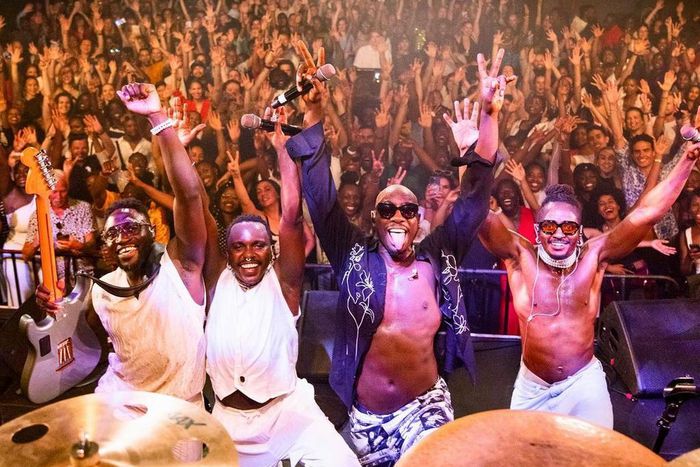 Sauti Sol after a past performance