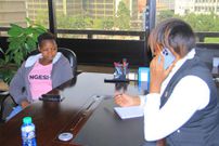 Nominated senator Karen Nyamu & Rapper Ngesh
