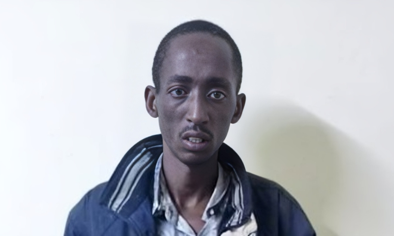Francis Ndichu Kimani a motor vehicle vandal was caught red-handed