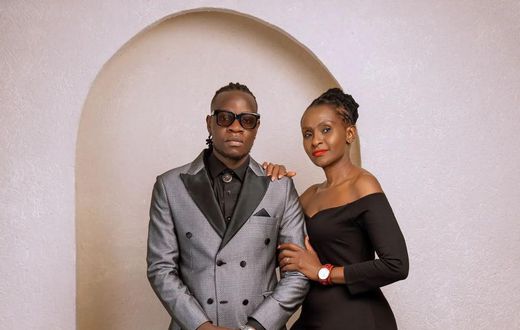 Esther Musila and hubby Guardian Angel