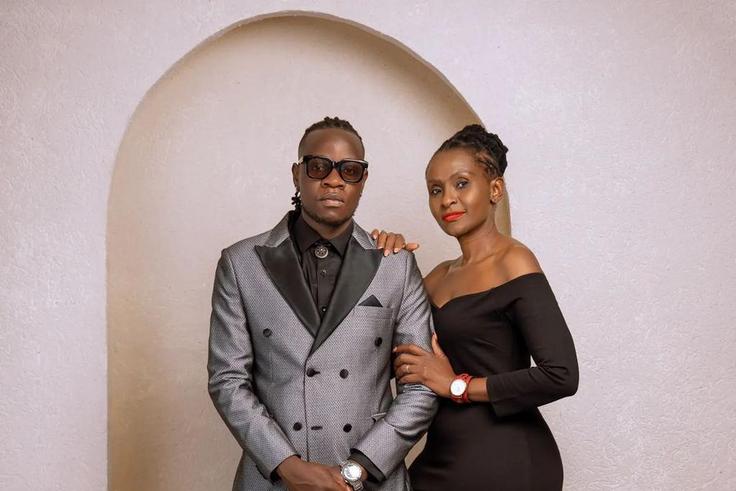 Esther Musila and hubby Guardian Angel