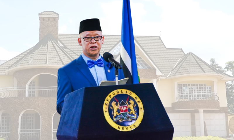 Isaac Mwaura's Sh30M 6-bedroom mansion