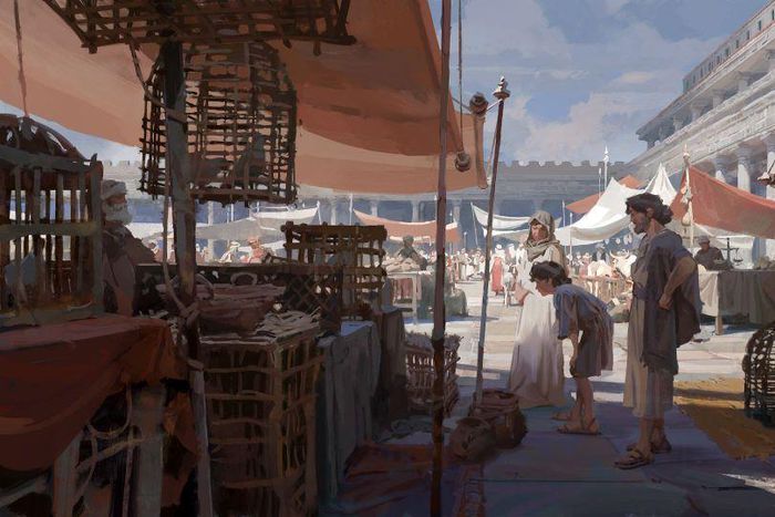 Temple Establishing Shot