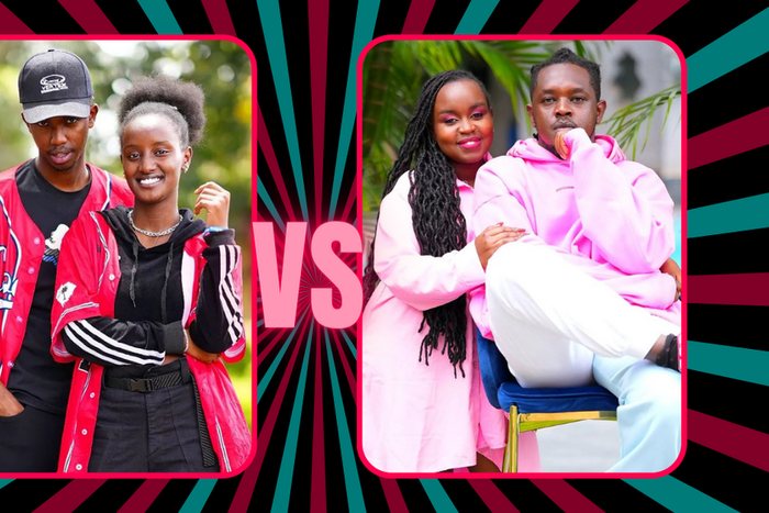 From left: members of the Alpha House & TikTok dancers Klaus, Nasieku, Nkatha and Tonioh