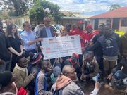 Kenya Red Cross Society receives a donation from the German Embassy on May 1, 2024