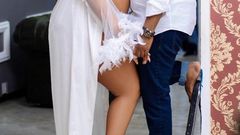 Jimal Roho Safi and girlfriend Michelle Wangari