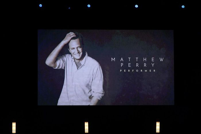 In memoriam of Matthew Perry at the 75th Primetime Emmy Awards held at the Peacock Theater in Los Angeles.Christopher Polk/Getty