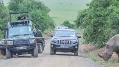 Tourists at Nairobi National Park