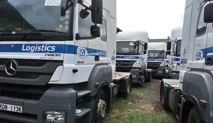 File image of a fleet of trucks belonging to Buzeki