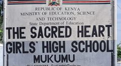 Mukumu Girls High School signage