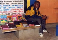 Boniface Mwangi when he sold books