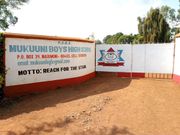 Mukuuni Boys' High School gate