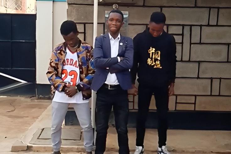 Freddie Carlo and two other dancers dancing to Citizen news