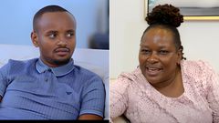 From left: Kabi Wa jesus & Milly Wa Jesus's mother