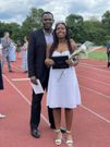 Gospel singer Gloria Muliro's hubby Pastor Evans Sabwami celebrate his daughter's graduation