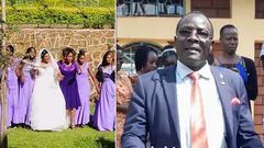 Photos from a wedding at Tente Seventh Day Adventist Church in Nyamira County where a pastor chased away bridesmaids from church on December 30, 2022.