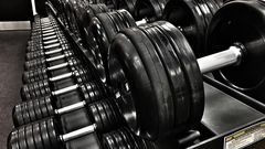 Gym dumbbells for working out
