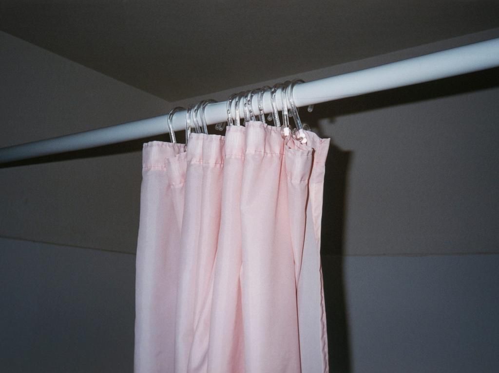 There were no shower curtains in the hotel bathrooms.Charles Gullung/Getty Images