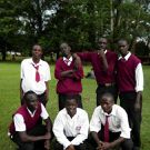 Eddie Butita with other schoolmates back in Butere High School