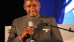 Rarieda MP Otiende Amollo during a past address (Twitter)