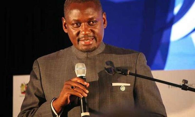 Rarieda MP Otiende Amollo during a past address (Twitter)