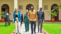 President William Ruto meets with TikTok officials at State House, Nairobi