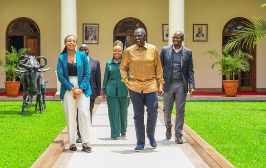 President William Ruto meets with TikTok officials at State House, Nairobi