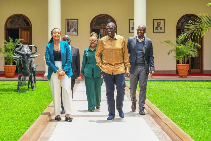 President William Ruto meets with TikTok officials at State House, Nairobi