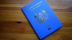 A photo of a Kenyan passport (1)