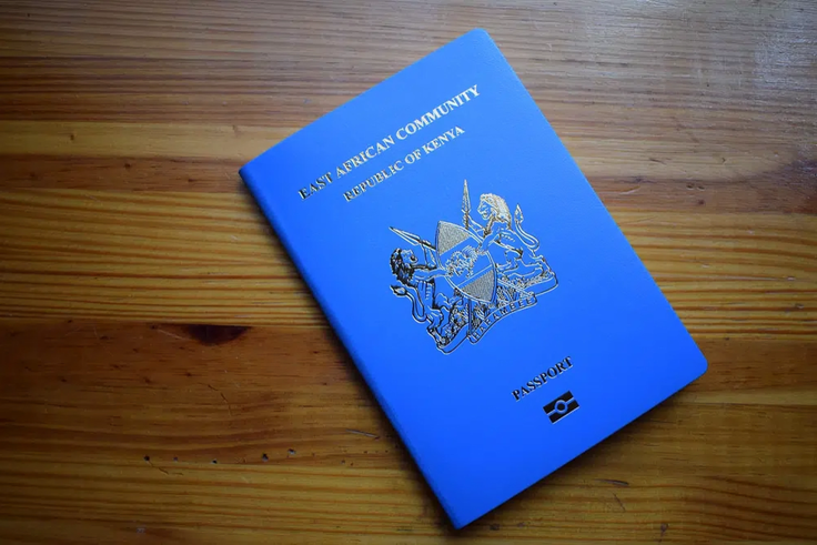 A photo of a Kenyan passport (1)