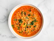 Spicy red lentil soup [Image Credit: Kathleen Ashmore]