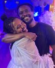 Singer Nyashinski with his wife Zia Bett