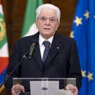Italian President Sergio Mattarell