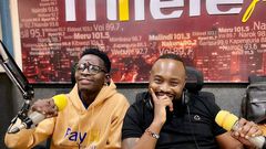 Radio presenter Chris the Bass and MCA Tricky