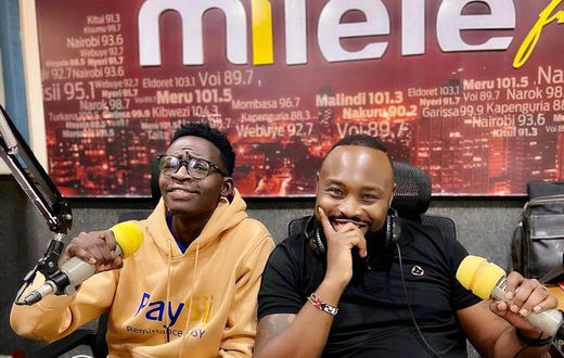 Radio presenter Chris the Bass and MCA Tricky