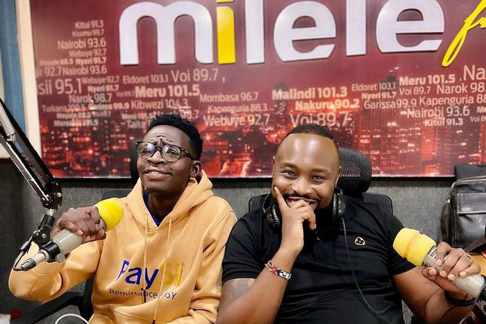 Radio presenter Chris the Bass and MCA Tricky