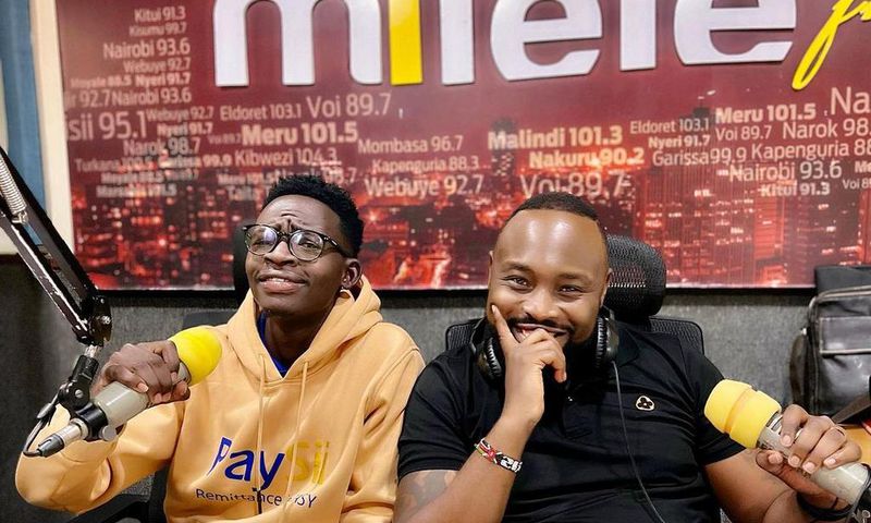 Radio presenter Chris the Bass and MCA Tricky
