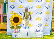 Samuel Muchoki Junior during sports activities in his school