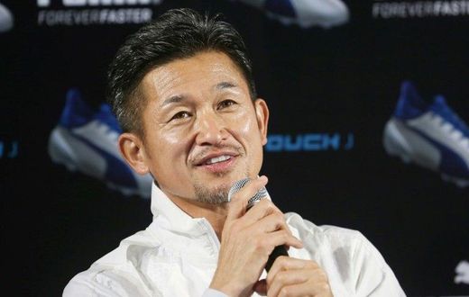Former Japan striker Kazuyoshi Miura, who turns 50 next month, has renewed his contract with Yokohama FC, stretching his record as the oldest Japanese to play professional football