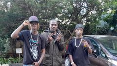 Rapper Kalasinga and Buruklyn Boyz