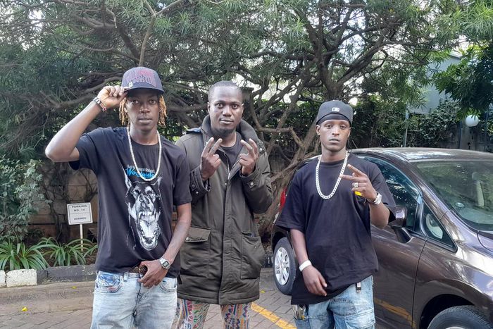 Rapper Kalasinga and Buruklyn Boyz